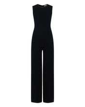 Load image into Gallery viewer, N.Peal Women&#39;s Metal Trim Jumpsuit Black
