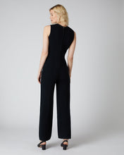 Load image into Gallery viewer, N.Peal Women&#39;s Metal Trim Jumpsuit Black
