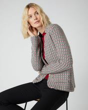 Load image into Gallery viewer, N.Peal Women&#39;s Houndstooth Milano Cashmere Blazer Multi
