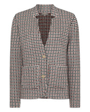 Load image into Gallery viewer, N.Peal Women&#39;s Houndstooth Milano Cashmere Blazer Multi
