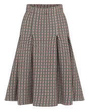 Load image into Gallery viewer, N.Peal Women&#39;s Houndstooth Midi Cashmere Skirt Multi
