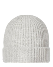 Load image into Gallery viewer, N.Peal Unisex Ribbed Cashmere Hat Pebble Grey
