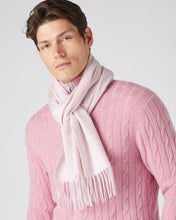 Load image into Gallery viewer, N.Peal Unisex Large Woven Cashmere Scarf Quartz Pink
