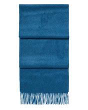 Load image into Gallery viewer, N.Peal Unisex Woven Cashmere Scarf Lagoon Blue
