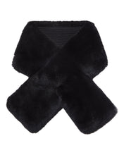 Load image into Gallery viewer, N.Peal Unisex Fur Neckwarmer Black
