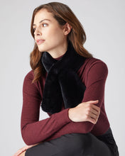 Load image into Gallery viewer, N.Peal Unisex Fur Neckwarmer Black
