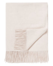Load image into Gallery viewer, N.Peal Unisex Woven Cashmere Blanket Heather Beige Brown
