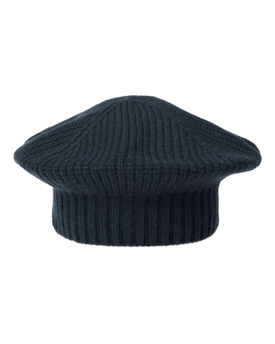 N.Peal Women's Cashmere Beret Grigio Blue