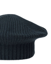 Load image into Gallery viewer, N.Peal Women&#39;s Cashmere Beret Grigio Blue

