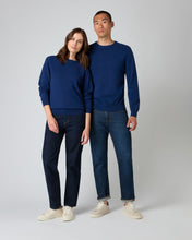 Load image into Gallery viewer, N.Peal The Oxford Round Neck Cashmere Jumper French Blue
