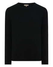Load image into Gallery viewer, Men&#39;s The Oxford Round Neck 1ply in Black
