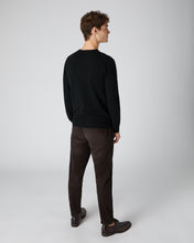 Load image into Gallery viewer, Men&#39;s The Oxford Round Neck 1ply in Black
