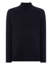 Load image into Gallery viewer, Men&#39;s Turtle Neck Sweater in Navy
