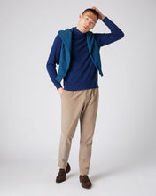 Load image into Gallery viewer, N.Peal Men&#39;s Turtle Neck Cashmere Jumper French Blue
