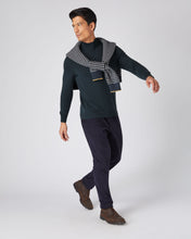 Load image into Gallery viewer, N.Peal Men&#39;s Turtle Neck Cashmere Jumper Grigio Blue
