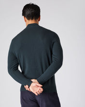 Load image into Gallery viewer, N.Peal Men&#39;s Turtle Neck Cashmere Jumper Grigio Blue
