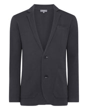 Load image into Gallery viewer, N.Peal Men&#39;s Fine Gauge Cashmere Milano Jacket Flint Grey

