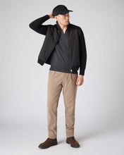 Load image into Gallery viewer, N.Peal Men&#39;s Quilted Woven Mix Jacket Black
