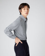 Load image into Gallery viewer, N.Peal Men's Button Down Collar Shirt Grey
