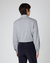 Load image into Gallery viewer, N.Peal Men's Button Down Collar Shirt Grey
