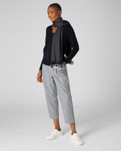 Load image into Gallery viewer, Women&#39;s V Neck Cashmere Sweater in Black
