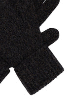 Load image into Gallery viewer, N.Peal Women&#39;s Ribbed Cashmere Gloves Granite Blue
