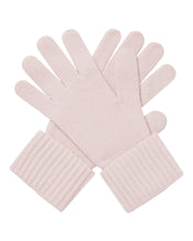 Load image into Gallery viewer, N.Peal Women&#39;s Ribbed Cashmere Gloves Quartz Pink
