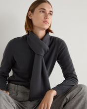 Load image into Gallery viewer, N.Peal Women&#39;s Pashmina Cashmere Stole Anthracite Grey
