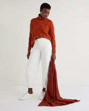 Load image into Gallery viewer, N.Peal Women&#39;s Pashmina Cashmere Shawl Spice Orange
