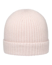 Load image into Gallery viewer, N.Peal Unisex Ribbed Cashmere Hat Quartz Pink
