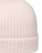 Load image into Gallery viewer, N.Peal Unisex Ribbed Cashmere Hat Quartz Pink
