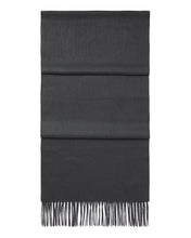 Load image into Gallery viewer, N.Peal Unisex Large Woven Cashmere Scarf Anthracite Grey
