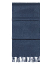 Load image into Gallery viewer, N.Peal Unisex Large Woven Cashmere Scarf Caviar Blue
