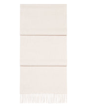 Load image into Gallery viewer, N.Peal Unisex Large Woven Cashmere Scarf Frost White
