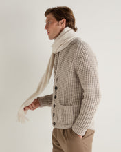 Load image into Gallery viewer, N.Peal Unisex Large Woven Cashmere Scarf Frost White

