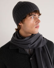 Load image into Gallery viewer, N.Peal Unisex Woven Cashmere Scarf Anthracite Grey
