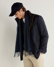 Load image into Gallery viewer, N.Peal Unisex Woven Cashmere Scarf Caviar Blue
