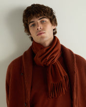 Load image into Gallery viewer, N.Peal Unisex Woven Cashmere Scarf Spice Orange
