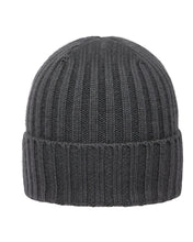 Load image into Gallery viewer, N.Peal Unisex Chunky Ribbed Cashmere Hat Anthracite Grey
