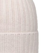 Load image into Gallery viewer, N.Peal Unisex Chunky Ribbed Cashmere Hat Frost White
