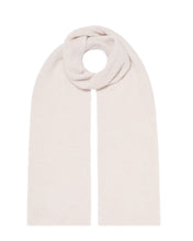Load image into Gallery viewer, N.Peal Unisex Ribbed Cashmere Scarf Frost White
