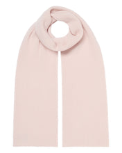 Load image into Gallery viewer, N.Peal Unisex Ribbed Cashmere Scarf Quartz Pink
