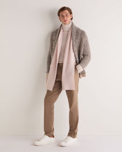 Load image into Gallery viewer, N.Peal Unisex Ribbed Cashmere Scarf Quartz Pink

