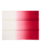 Load image into Gallery viewer, N.Peal Women&#39;s Dip Dye Cashmere Scarf Riding Red
