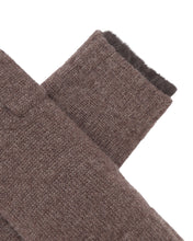 Load image into Gallery viewer, N.Peal Unisex Fur Lined Fingerless Cashmere Gloves Biscotti Brown
