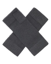 Load image into Gallery viewer, N.Peal Unisex Fingerless Cashmere Gloves Anthracite Grey
