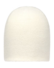 Load image into Gallery viewer, N.Peal Women&#39;s Double Layer Cashmere Beanie With Lurex Snow Grey Sparkle
