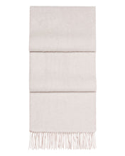 Load image into Gallery viewer, N.Peal Unisex Doubleface Woven Cashmere Scarf Frost White
