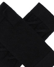 Load image into Gallery viewer, N.Peal Women&#39;s Cable Fingerless Cashmere Gloves Black
