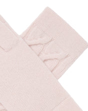 Load image into Gallery viewer, N.Peal Women&#39;s Cable Fingerless Cashmere Gloves Quartz Pink
